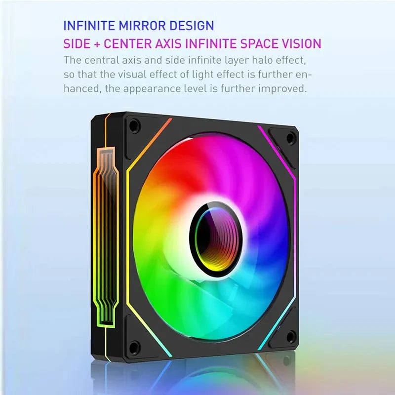 Cooler LDPCSJ PRISM 4 PRO 12cm ARGB PWM Silencioso