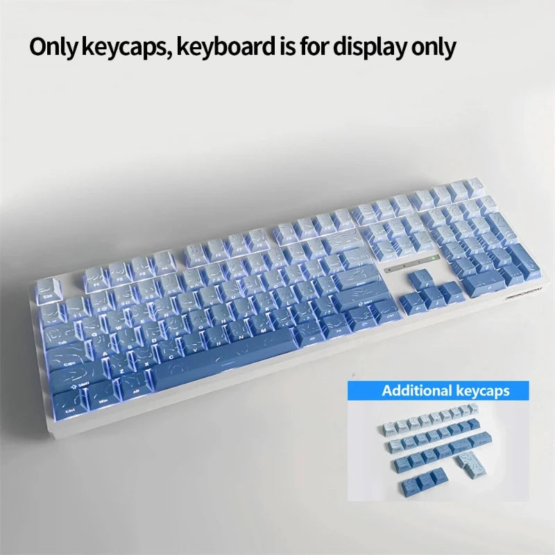 Keycaps Topográficas 4.0 PBT 98 Teclas Cherry Profile