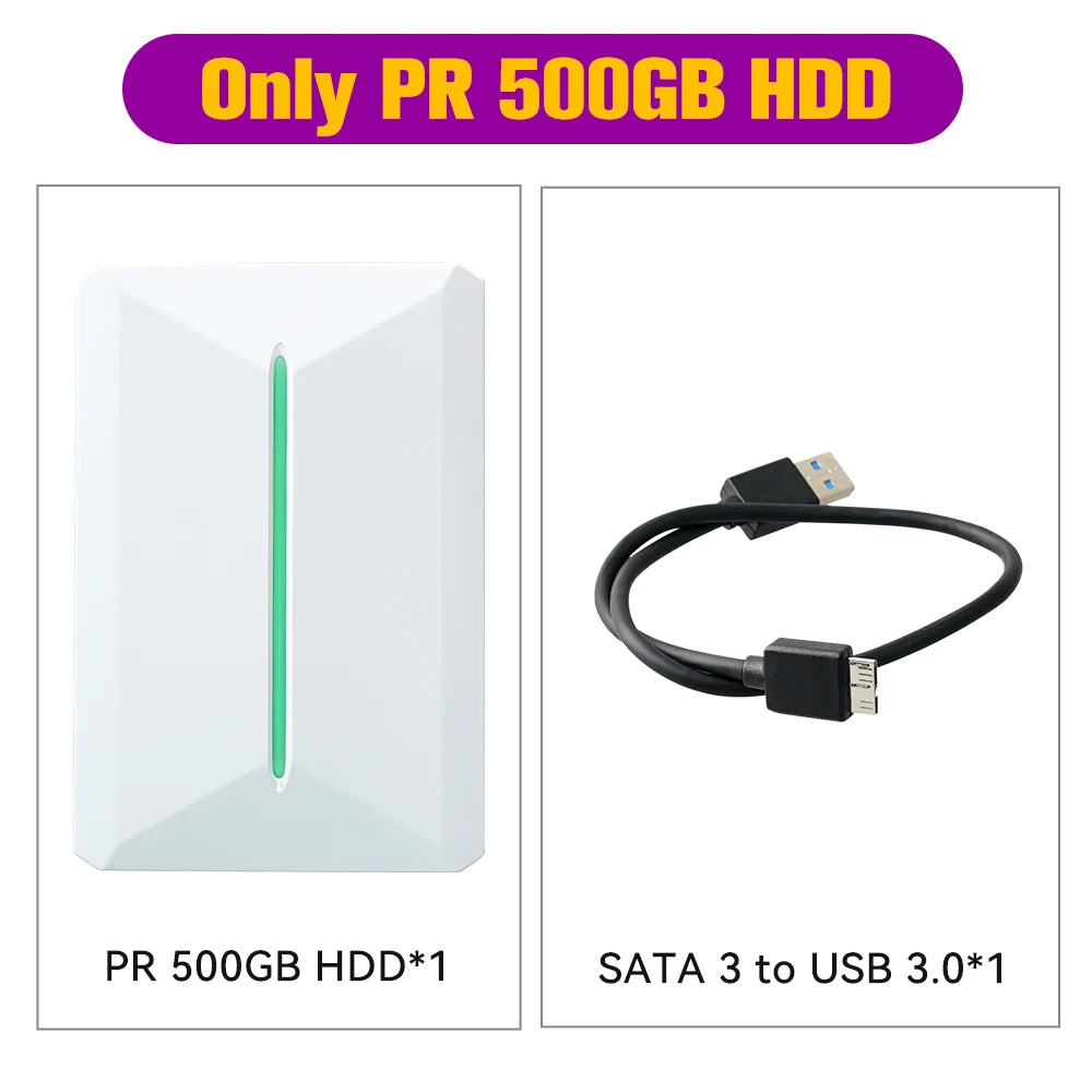 HD de Jogos Retrobat & Playnite 500GB — 38.200 Jogos Prontos