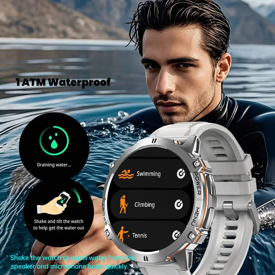 Smartwatch Leadoys X3 Outdoor 10m À Prova D'água GPS
