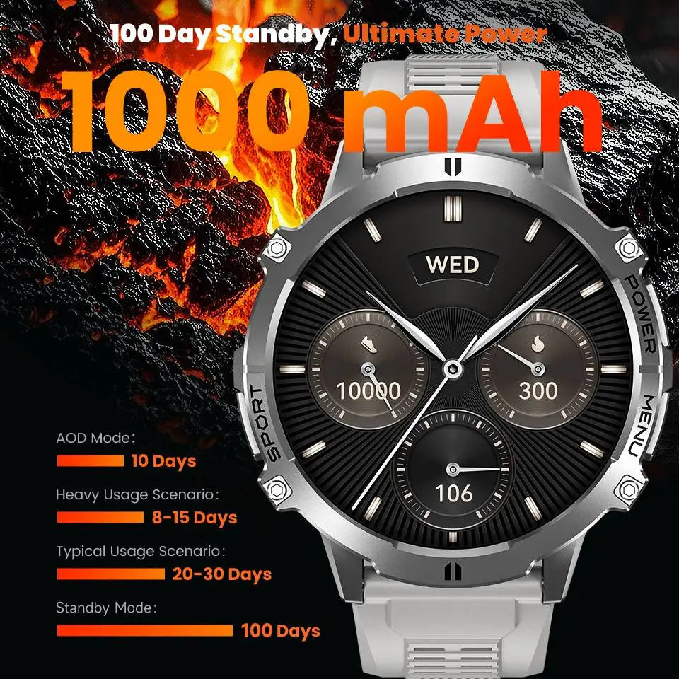 Smartwatch Leadoys X3 Outdoor 10m À Prova D'água GPS
