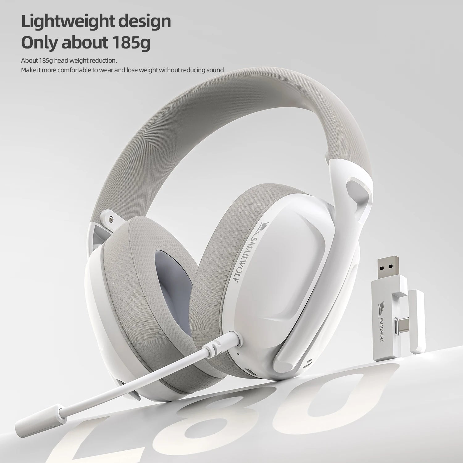 Headset Gamer SMAILWOLF L80 com Microfone