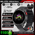 Smartwatch T-Rex3 Pro Militar GPS 5ATM 1100mAh — Pulseiras Intercambiáveis