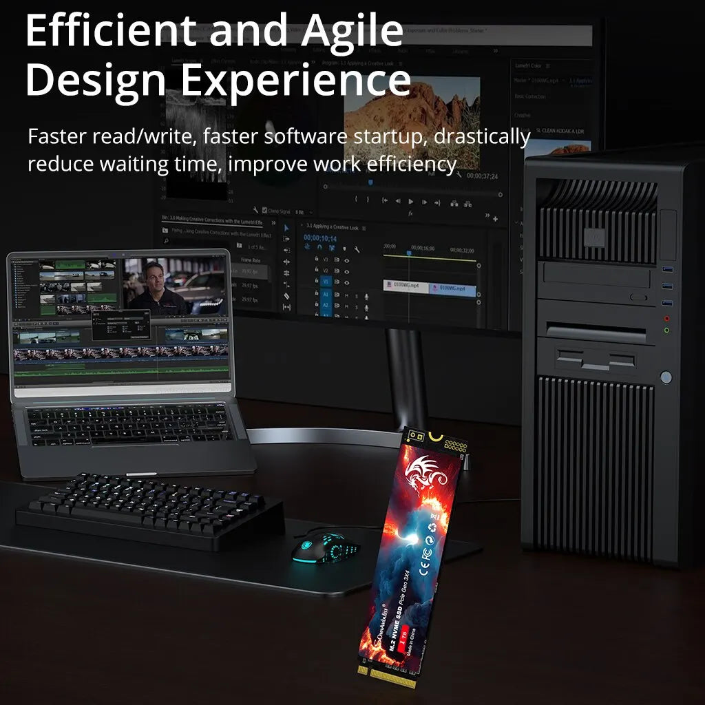 SSD M.2 NVMe SomnAmbulist PCIe 3.0 até 1TB