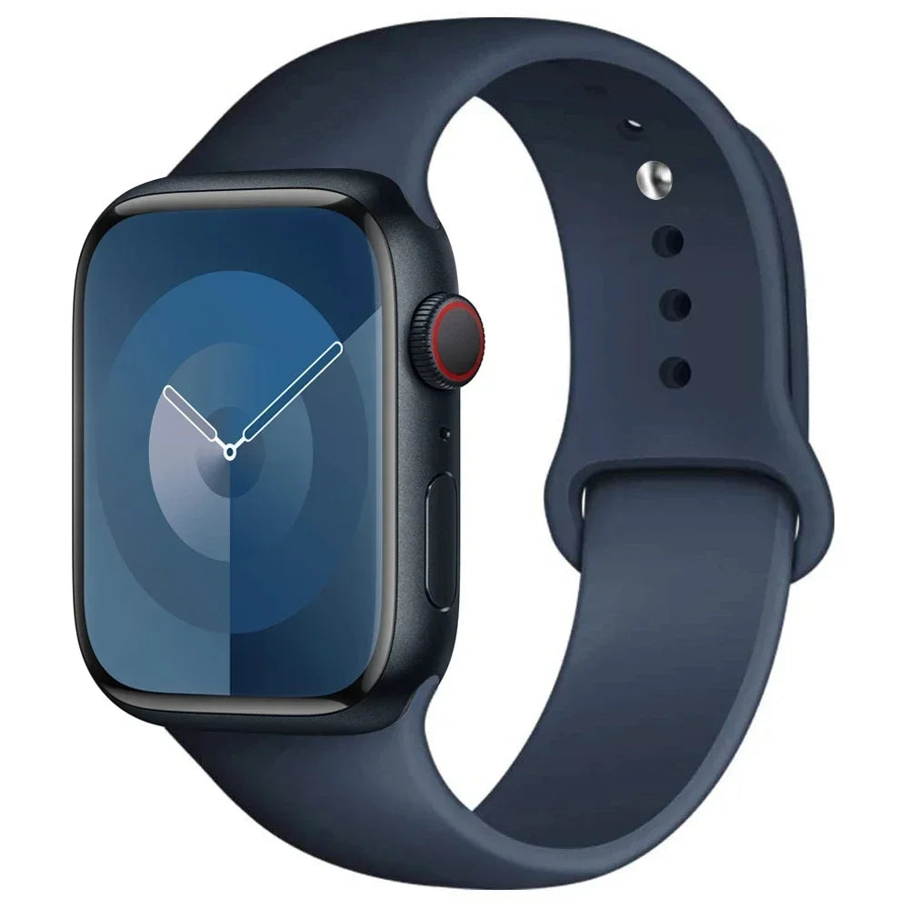 Pulseira de Silicone para Apple Watch — Conforto e Estilo para Qualquer Ocasião