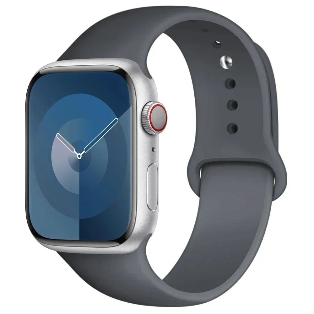 Pulseira de Silicone para Apple Watch — Conforto e Estilo para Qualquer Ocasião