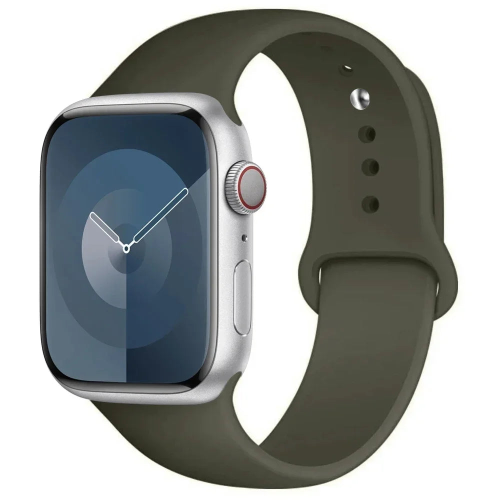 Pulseira de Silicone para Apple Watch — Conforto e Estilo para Qualquer Ocasião