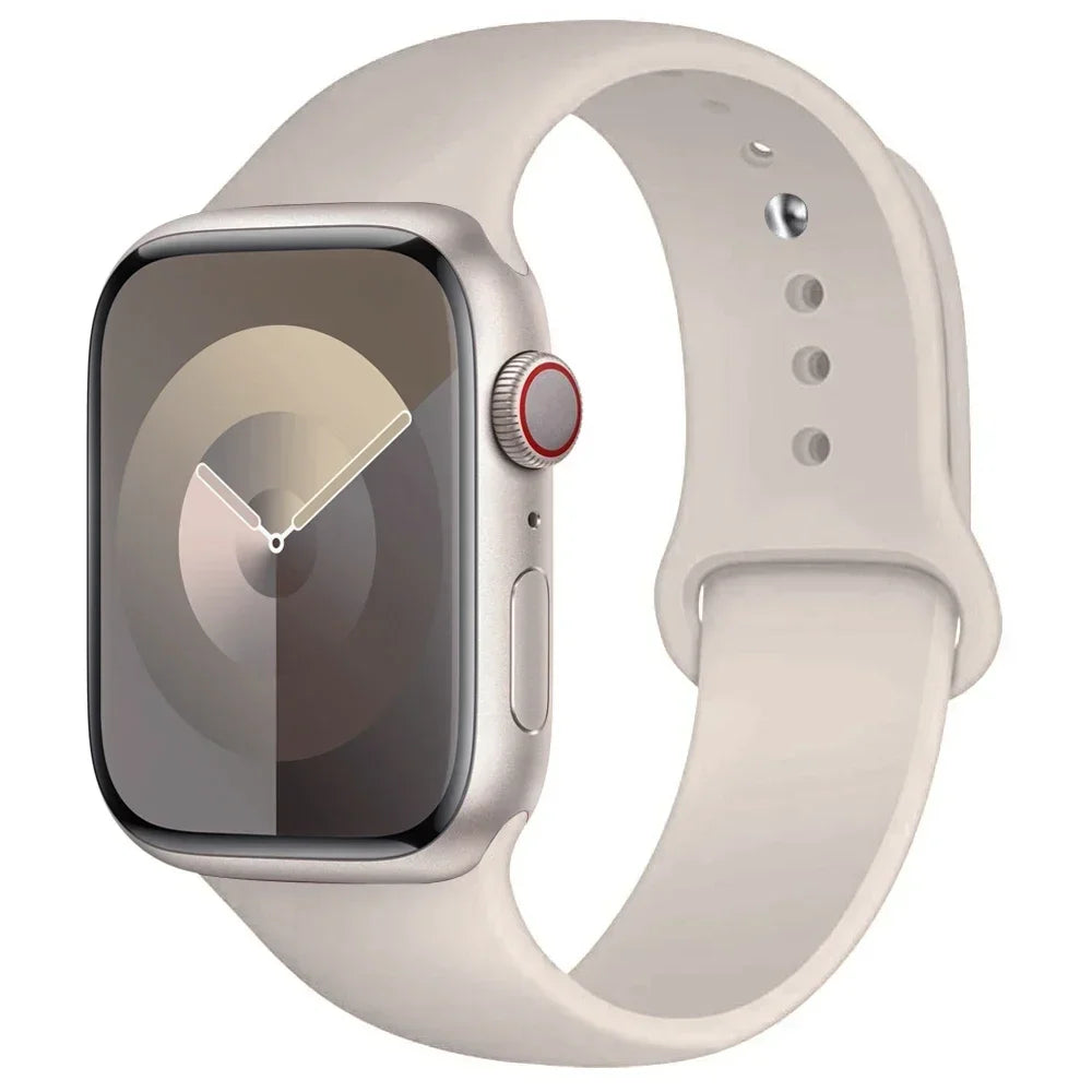 Pulseira de Silicone para Apple Watch — Conforto e Estilo para Qualquer Ocasião