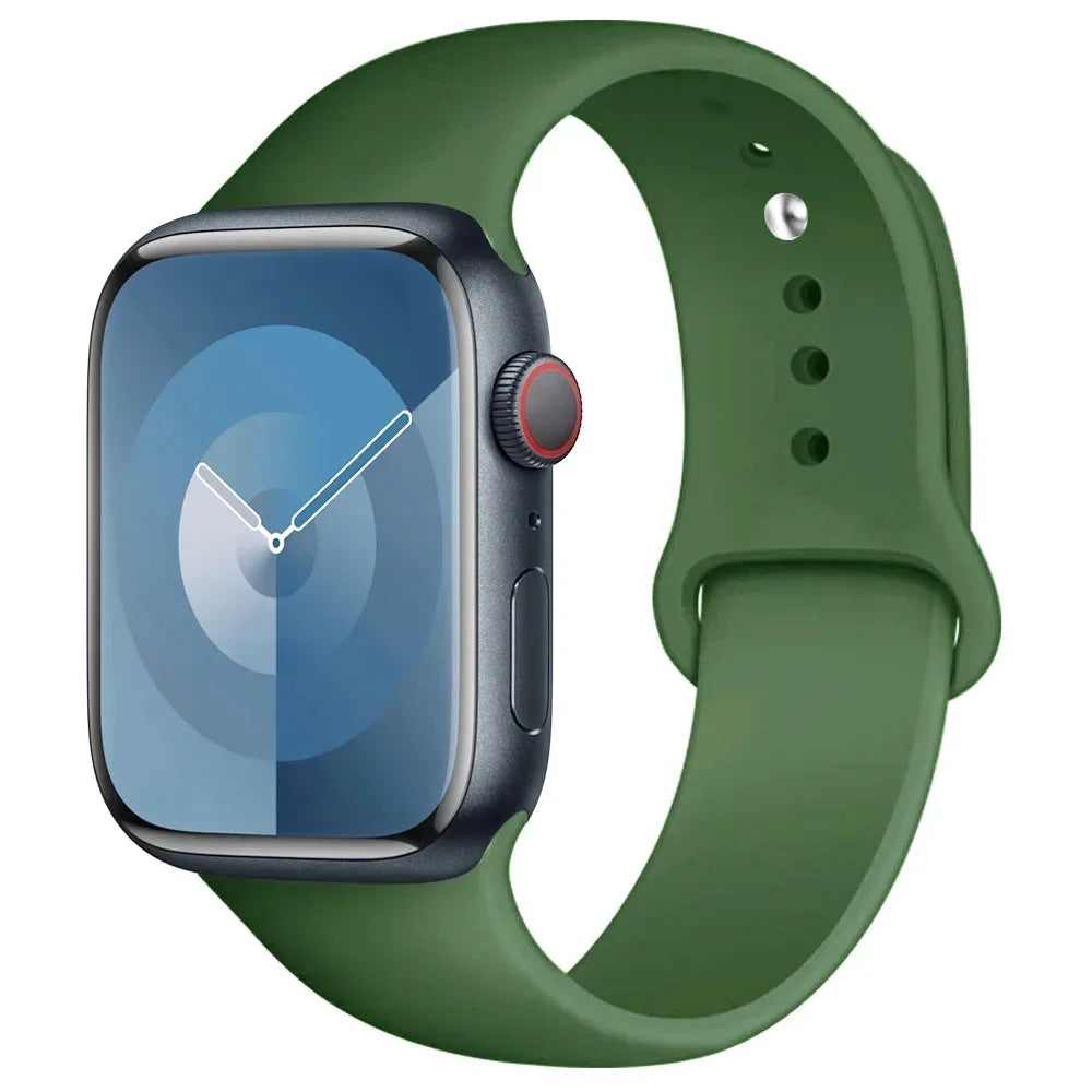 Pulseira de Silicone para Apple Watch — Conforto e Estilo para Qualquer Ocasião