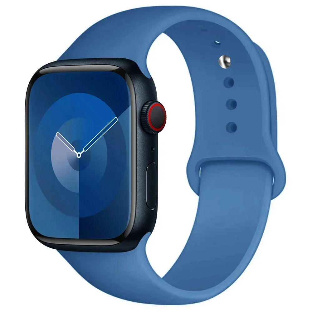 Pulseira de Silicone para Apple Watch — Conforto e Estilo para Qualquer Ocasião