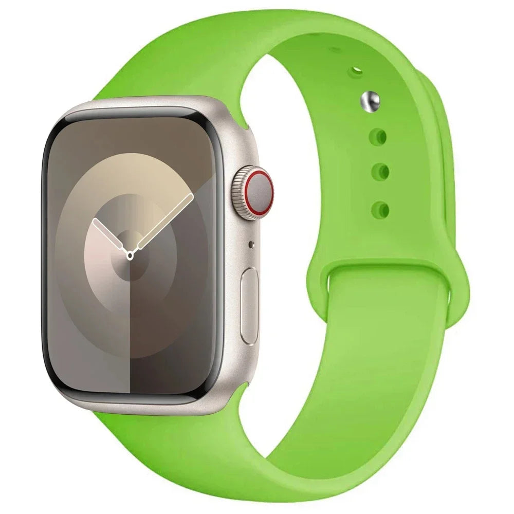 Pulseira de Silicone para Apple Watch — Conforto e Estilo para Qualquer Ocasião