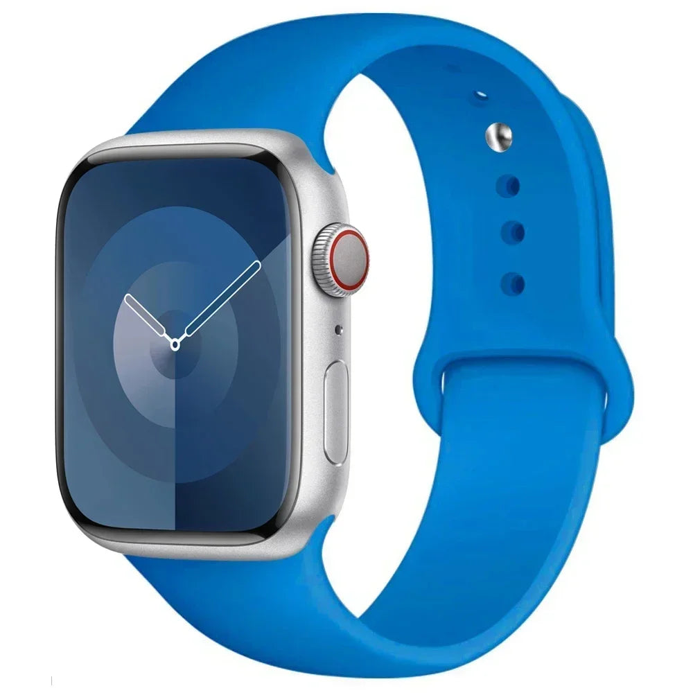 Pulseira de Silicone para Apple Watch — Conforto e Estilo para Qualquer Ocasião