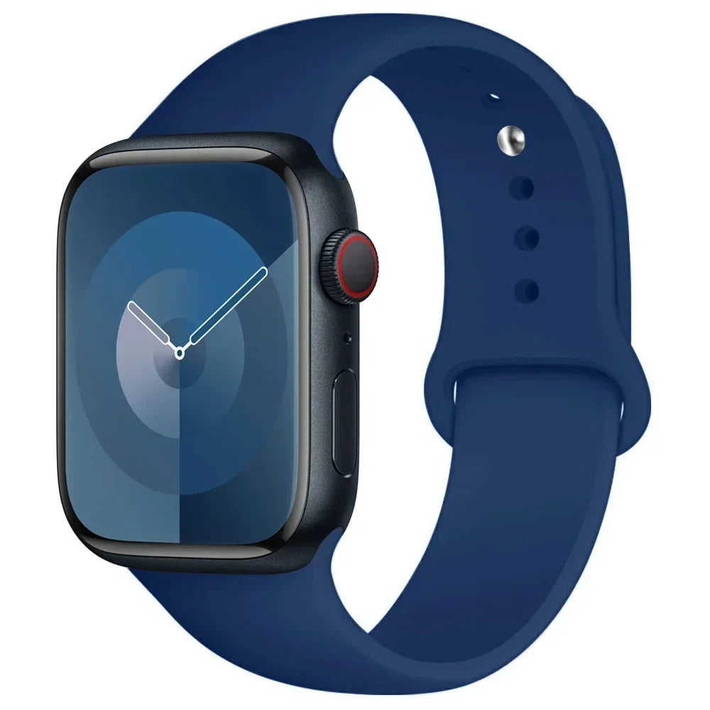 Pulseira de Silicone para Apple Watch — Conforto e Estilo para Qualquer Ocasião
