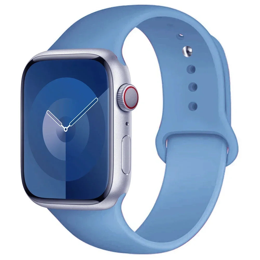 Pulseira de Silicone para Apple Watch — Conforto e Estilo para Qualquer Ocasião