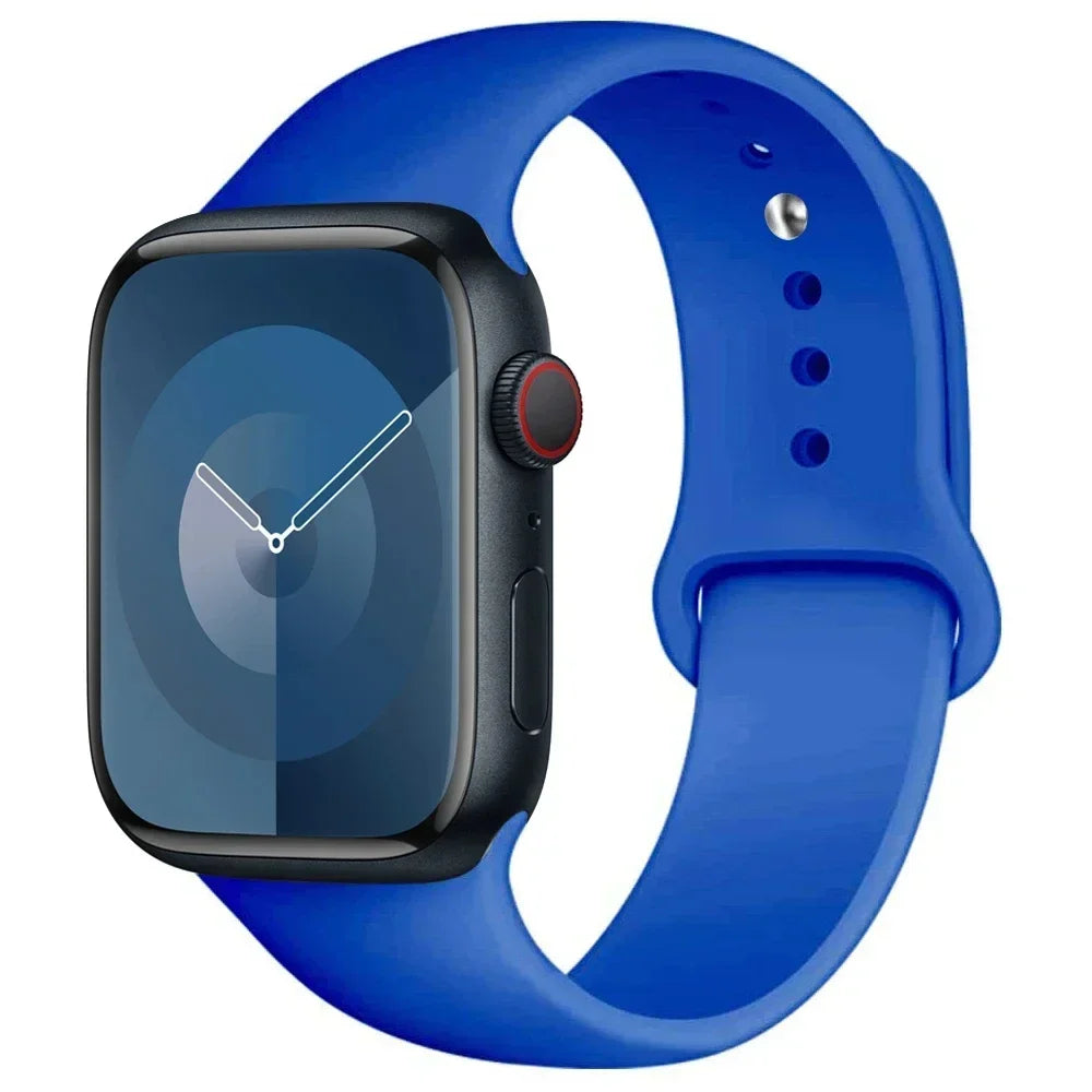 Pulseira de Silicone para Apple Watch — Conforto e Estilo para Qualquer Ocasião