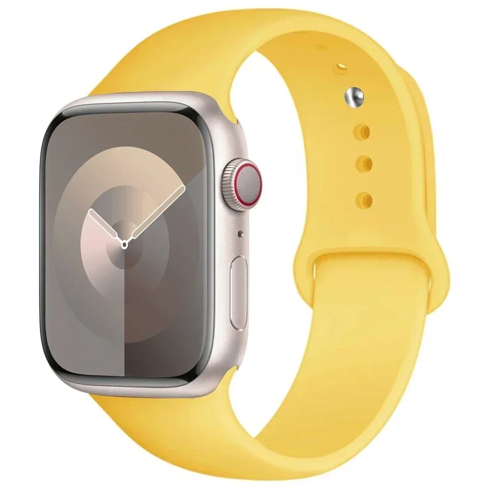 Pulseira de Silicone para Apple Watch — Conforto e Estilo para Qualquer Ocasião