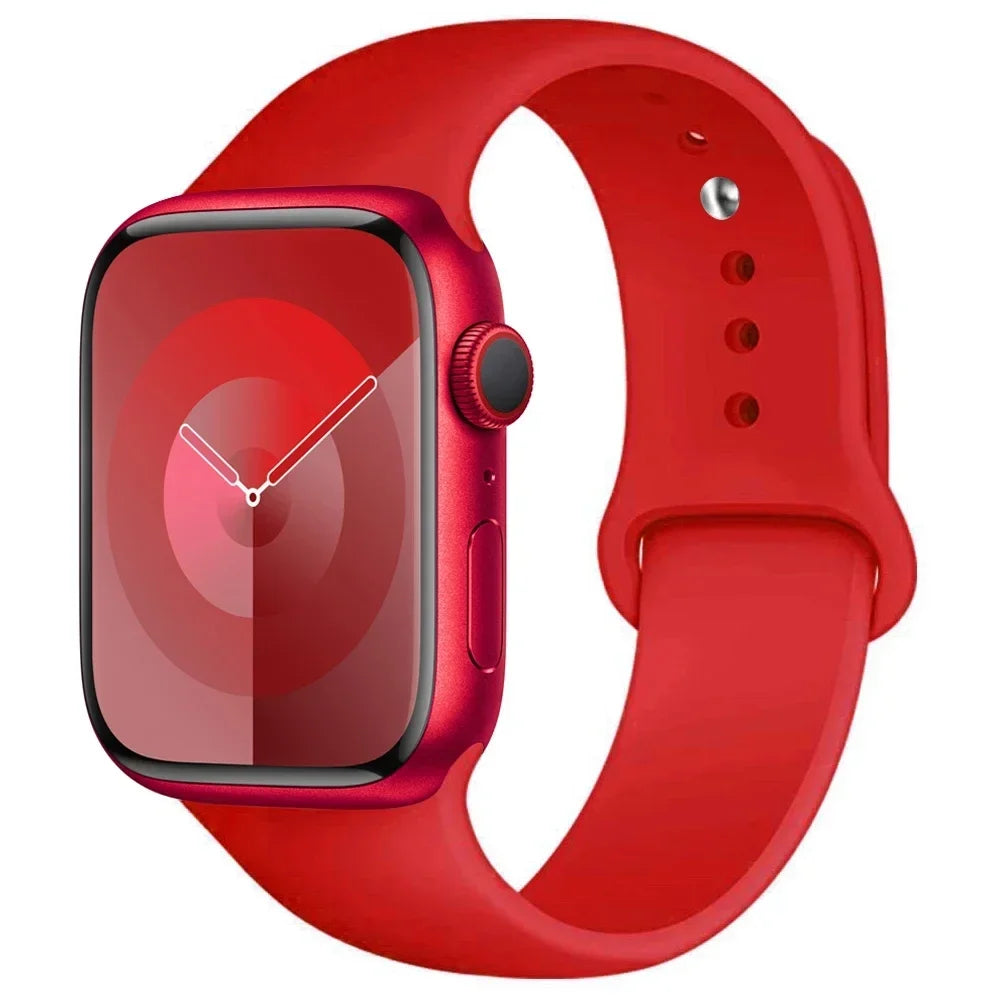 Pulseira de Silicone para Apple Watch — Conforto e Estilo para Qualquer Ocasião