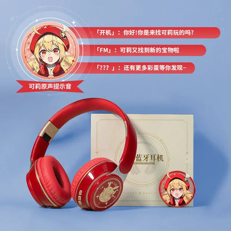 Fone Over-Ear Bluetooth Tema Anime — Estilo único, Som que Impressiona