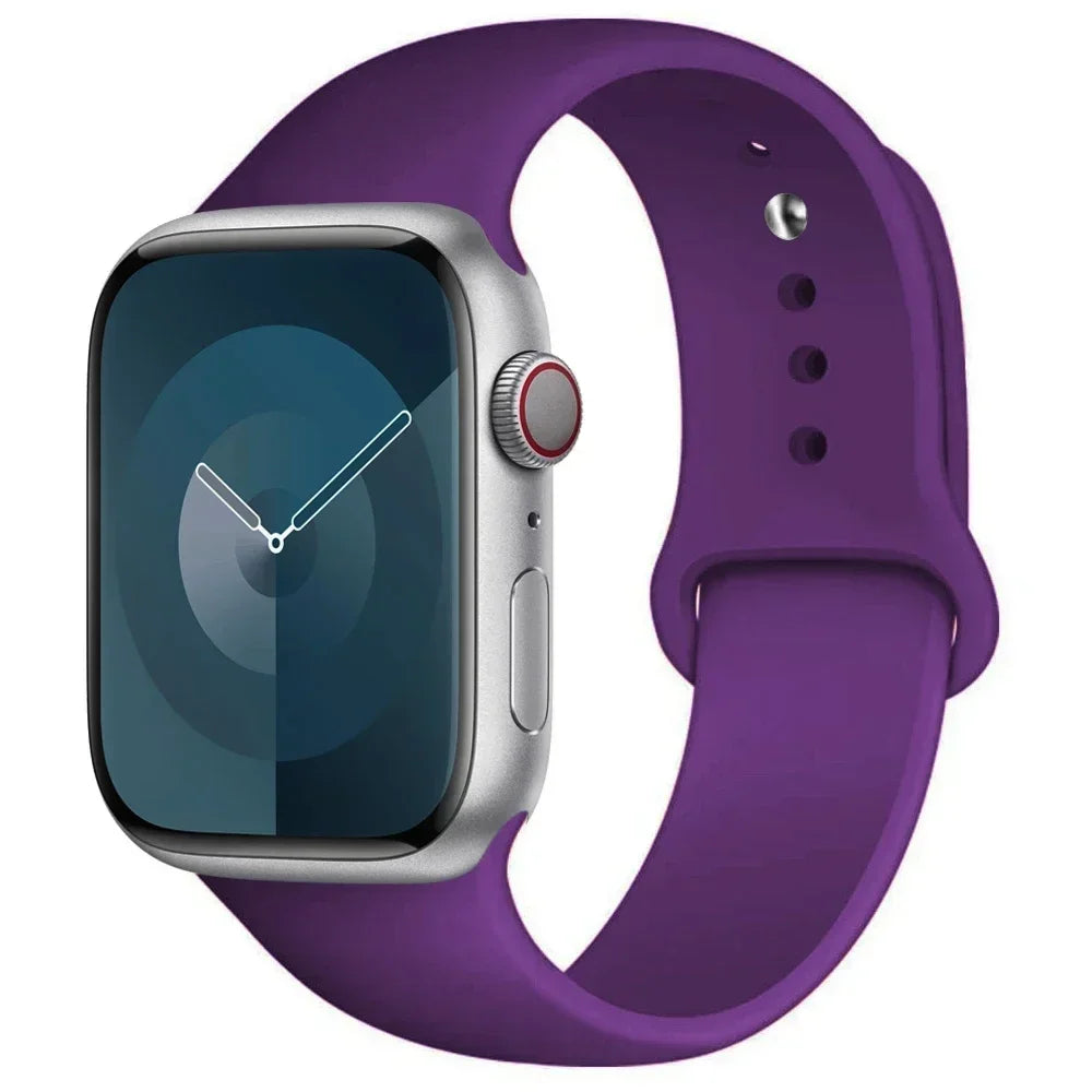 Pulseira de Silicone para Apple Watch — Conforto e Estilo para Qualquer Ocasião