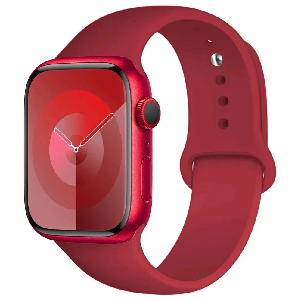 Pulseira de Silicone para Apple Watch — Conforto e Estilo para Qualquer Ocasião