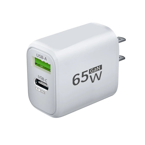 Carregador USB-C 65W GaN com Carga Rápida PD 3.0