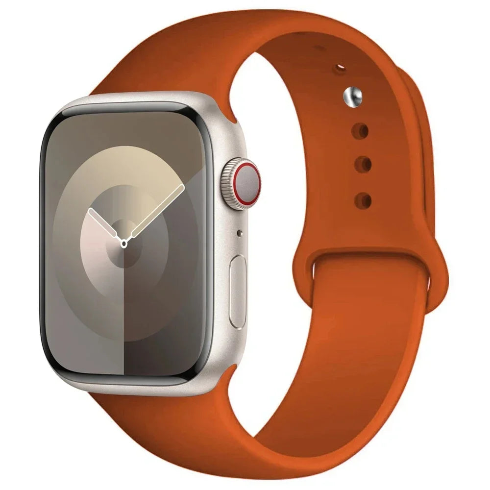 Pulseira de Silicone para Apple Watch — Conforto e Estilo para Qualquer Ocasião
