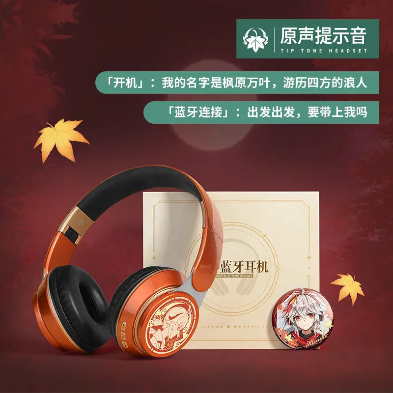 Fone Over-Ear Bluetooth Tema Anime — Estilo único, Som que Impressiona