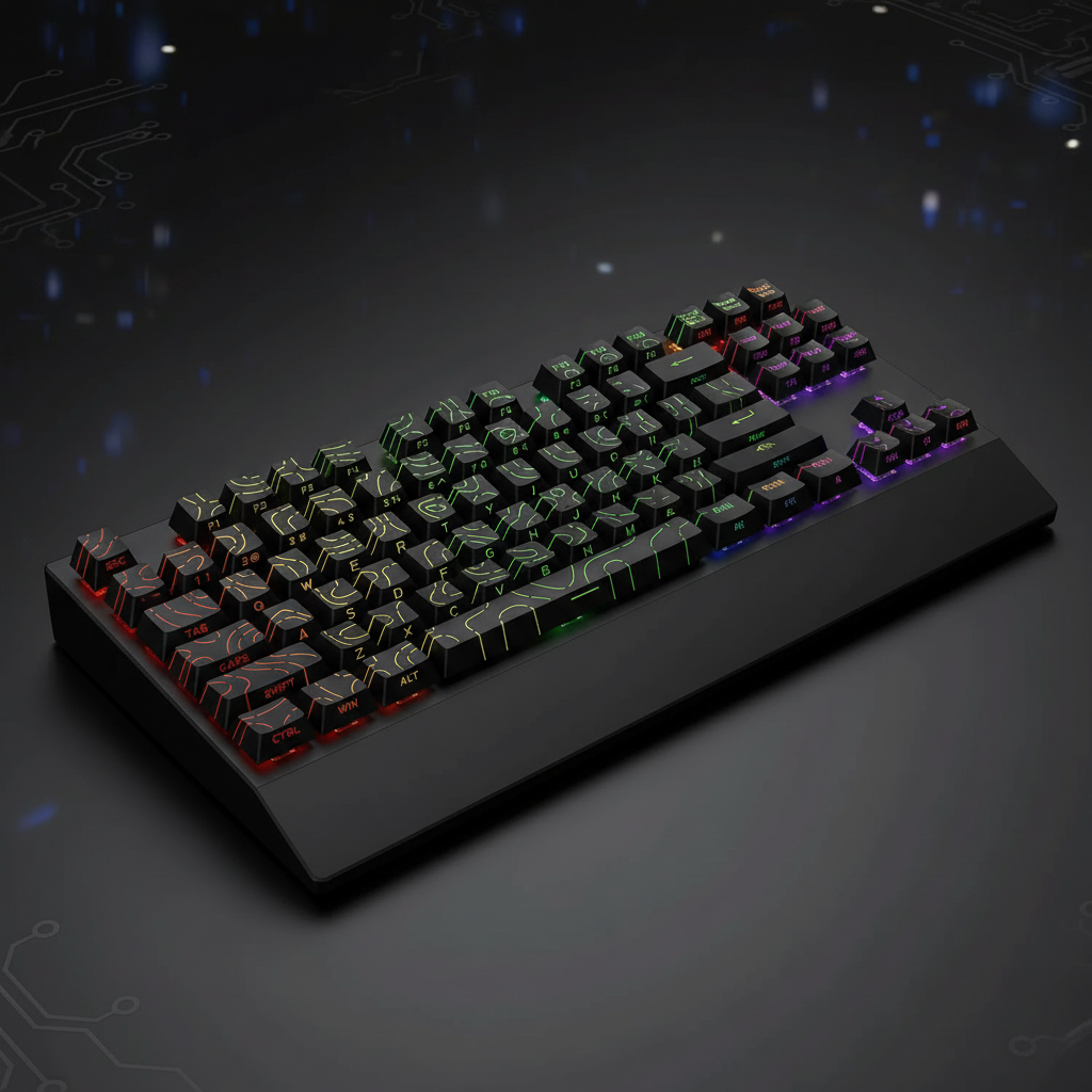 Keycaps Topográficas